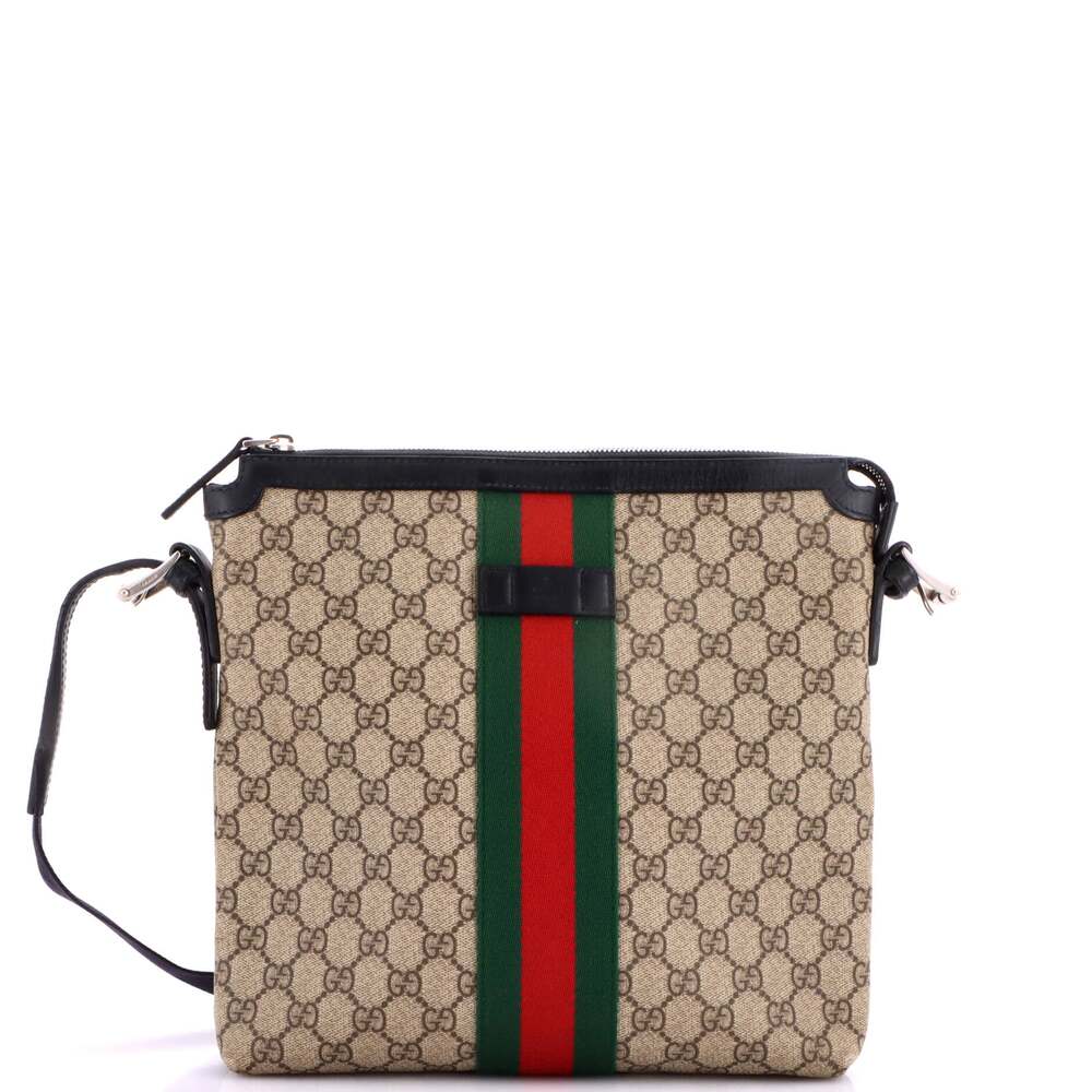 Gucci Web Messenger Bag Gg Coated #335216G11B